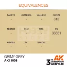 AK-Interactive - Acrylics 3rd generation Grimy Grey 17ml - akrilfesték AK11008