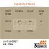 AK-Interactive - Acrylics 3rd generation Warm Grey 17ml - akrilfesték AK11009