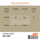 AK-Interactive - Acrylics 3rd generation Warm Grey 17ml - akrilfesték AK11009