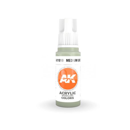 AK-Interactive - Acrylics 3rd generation Medium Grey 17ml - akrilfesték AK11010