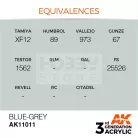AK-Interactive - Acrylics 3rd generation Blue-Grey 17ml - akrilfesték AK11011