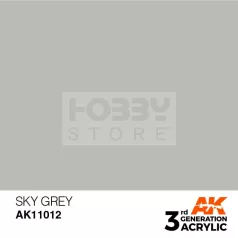   AK-Interactive - Acrylics 3rd generation Sky Grey 17ml - akrilfesték AK11012