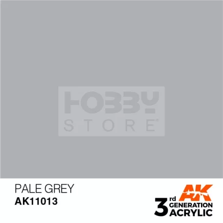 AK-Interactive - Acrylics 3rd generation Pale Grey 17ml - akrilfesték AK11013