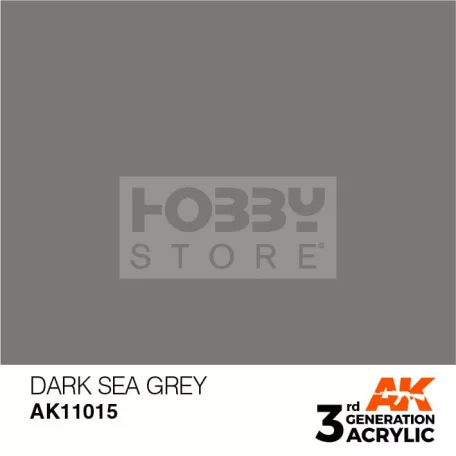 AK-Interactive - Acrylics 3rd generation Grey-Green 17ml - akrilfesték AK11016