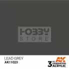 AK-Interactive - Acrylics 3rd generation Lead Grey 17ml - akrilfesték AK11023