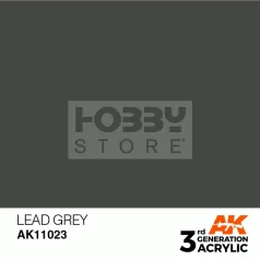   AK-Interactive - Acrylics 3rd generation Lead Grey 17ml - akrilfesték AK11023