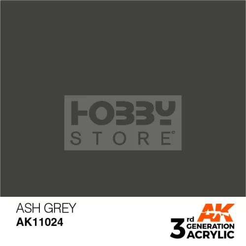 AK-Interactive - Acrylics 3rd generation Ash Grey 17ml - akrilfesték AK11024