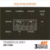 AK-Interactive - Acrylics 3rd generation Tenebrous Grey 17ml - akrilfesték AK11026