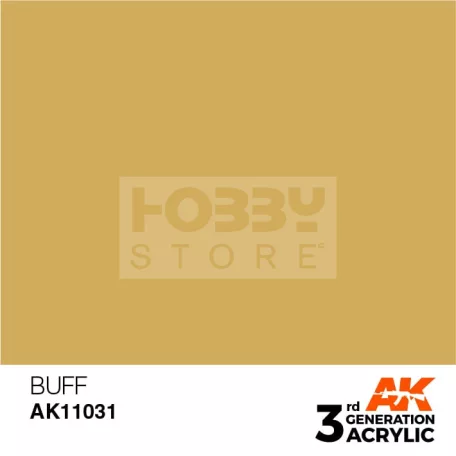 AK-Interactive - Acrylics 3rd generation Buff 17ml - akrilfesték AK11031