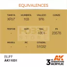 AK-Interactive - Acrylics 3rd generation Buff 17ml - akrilfesték AK11031