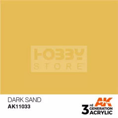   AK-Interactive - Acrylics 3rd generation Dark Sand 17ml - akrilfesték AK11033