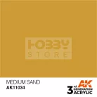 AK-Interactive - Acrylics 3rd generation Medium Sand 17ml - akrilfesték AK11034