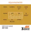 AK-Interactive - Acrylics 3rd generation Medium Sand 17ml - akrilfesték AK11034