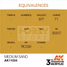 AK-Interactive - Acrylics 3rd generation Medium Sand 17ml - akrilfesték AK11034