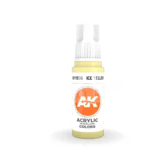   AK-Interactive - Acrylics 3rd generation Ice Yellow 17ml - akrilfesték AK11036