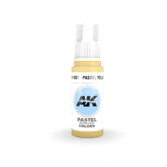   AK-Interactive - Acrylics 3rd generation Pastel Yellow 17ml - akrilfesték AK11037