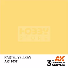   AK-Interactive - Acrylics 3rd generation Pastel Yellow 17ml - akrilfesték AK11037