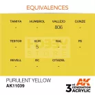 AK-Interactive - Acrylics 3rd generation Purulent Yellow 17ml - akrilfesték AK11039