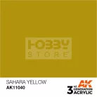 AK-Interactive - Acrylics 3rd generation Sahara Yellow 17ml - akrilfesték AK11040
