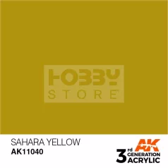  AK-Interactive - Acrylics 3rd generation Sahara Yellow 17ml - akrilfesték AK11040