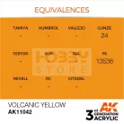 AK-Interactive - Acrylics 3rd generation Volcanic Yellow 17ml - akrilfesték AK11042