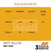 AK-Interactive - Acrylics 3rd generation Dirty Yellow 17ml - akrilfesték AK11043