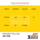 AK-Interactive - Acrylics 3rd generation Radiant Yellow 17ml - akrilfesték AK11046