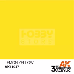   AK-Interactive - Acrylics 3rd generation Lemon Yellow 17ml - akrilfesték AK11047