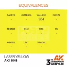AK-Interactive - Acrylics 3rd generation Laser Yellow 17ml - akrilfesték AK11048