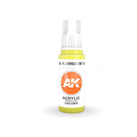 AK-Interactive - Acrylics 3rd generation Fluorescent Yellow 17ml - akrilfesték AK11049
