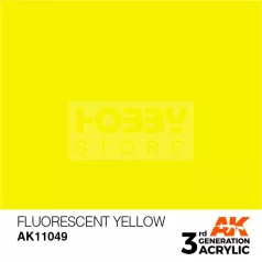   AK-Interactive - Acrylics 3rd generation Fluorescent Yellow 17ml - akrilfesték AK11049