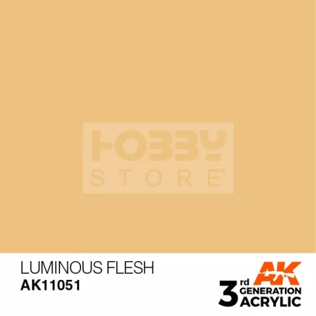 AK-Interactive - Acrylics 3rd generation Luminous Flesh 17ml - akrilfesték AK11051
