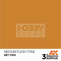   AK-Interactive - Acrylics 3rd generation Medium Flesh Tone 17ml - akrilfesték AK11054