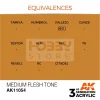 AK-Interactive - Acrylics 3rd generation Medium Flesh Tone 17ml - akrilfesték AK11054