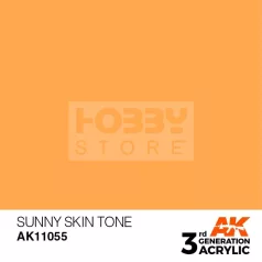   AK-Interactive - Acrylics 3rd generation Sunny Skin Tone 17ml - akrilfesték AK11055