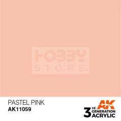   AK-Interactive - Acrylics 3rd generation Pastel Pink 17ml - akrilfesték AK11059