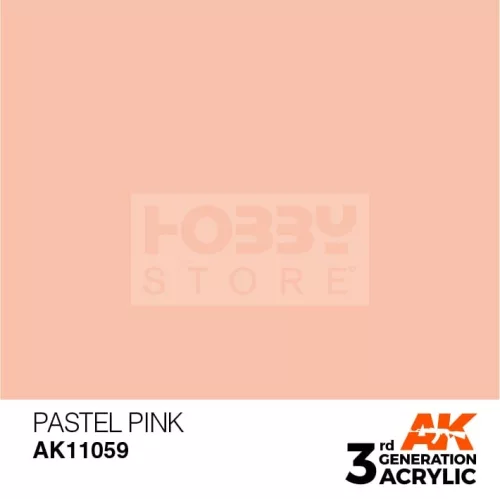 AK-Interactive - Acrylics 3rd generation Pastel Pink 17ml - akrilfesték AK11059