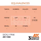 AK-Interactive - Acrylics 3rd generation Sickly Pink 17ml - akrilfesték AK11060