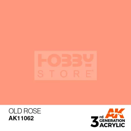 AK-Interactive - Acrylics 3rd generation Old Rose 17ml - akrilfesték AK11062