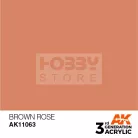 AK-Interactive - Acrylics 3rd generation Brown Rose 17ml - akrilfesték AK11063