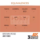 AK-Interactive - Acrylics 3rd generation Brown Rose 17ml - akrilfesték AK11063
