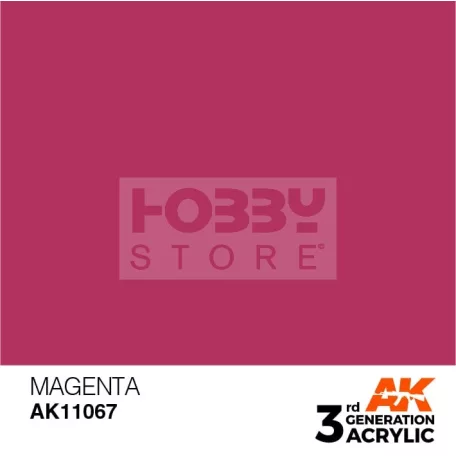 AK-Interactive - Acrylics 3rd generation Magenta 17ml - akrilfesték AK11067