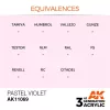 AK-Interactive - Acrylics 3rd generation Pastel Violet 17ml - akrilfesték AK11069