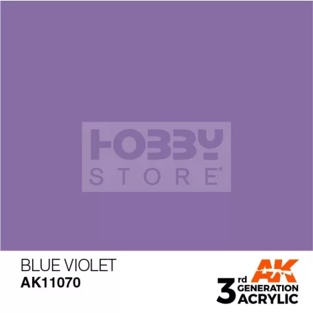 AK-Interactive - Acrylics 3rd generation Blue Violet 17ml - akrilfesték AK11070