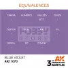 AK-Interactive - Acrylics 3rd generation Blue Violet 17ml - akrilfesték AK11070