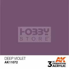   AK-Interactive - Acrylics 3rd generation Deep Violet 17ml - akrilfesték AK11072