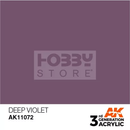 AK-Interactive - Acrylics 3rd generation Deep Violet 17ml - akrilfesték AK11072