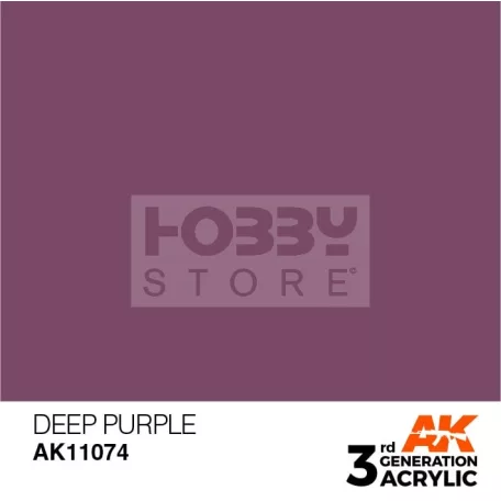 AK-Interactive - Acrylics 3rd generation Deep Purple 17ml - akrilfesték AK11074