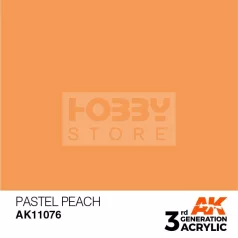   AK-Interactive - Acrylics 3rd generation Pastel Peach 17ml - akrilfesték AK11076