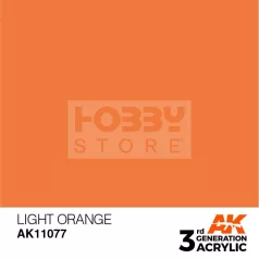   AK-Interactive - Acrylics 3rd generation Light Orange 17ml - akrilfesték AK11077